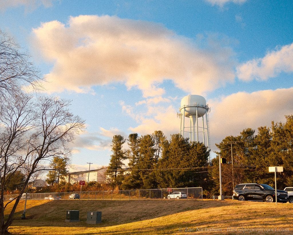 Northside water tower, Highview Court, 2025